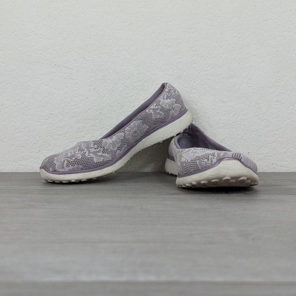 Skechers Microburst Earthy Touch Lavender Lace Air Cooled Memory Foam sz 7.5 - Picture 5 of 8